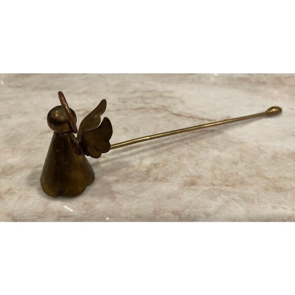 Vintage Brass Angel candle snuffer - Picture 1 of 11